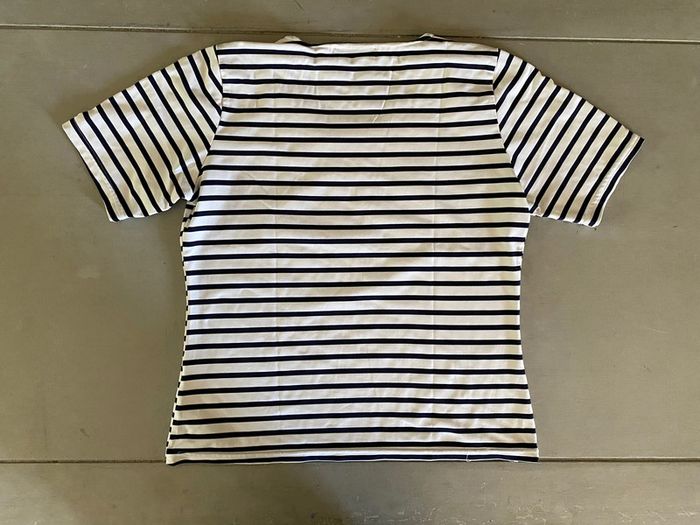 Tee shirt marinière blanc et marine Ugo Reali taille S / M - photo numéro 14