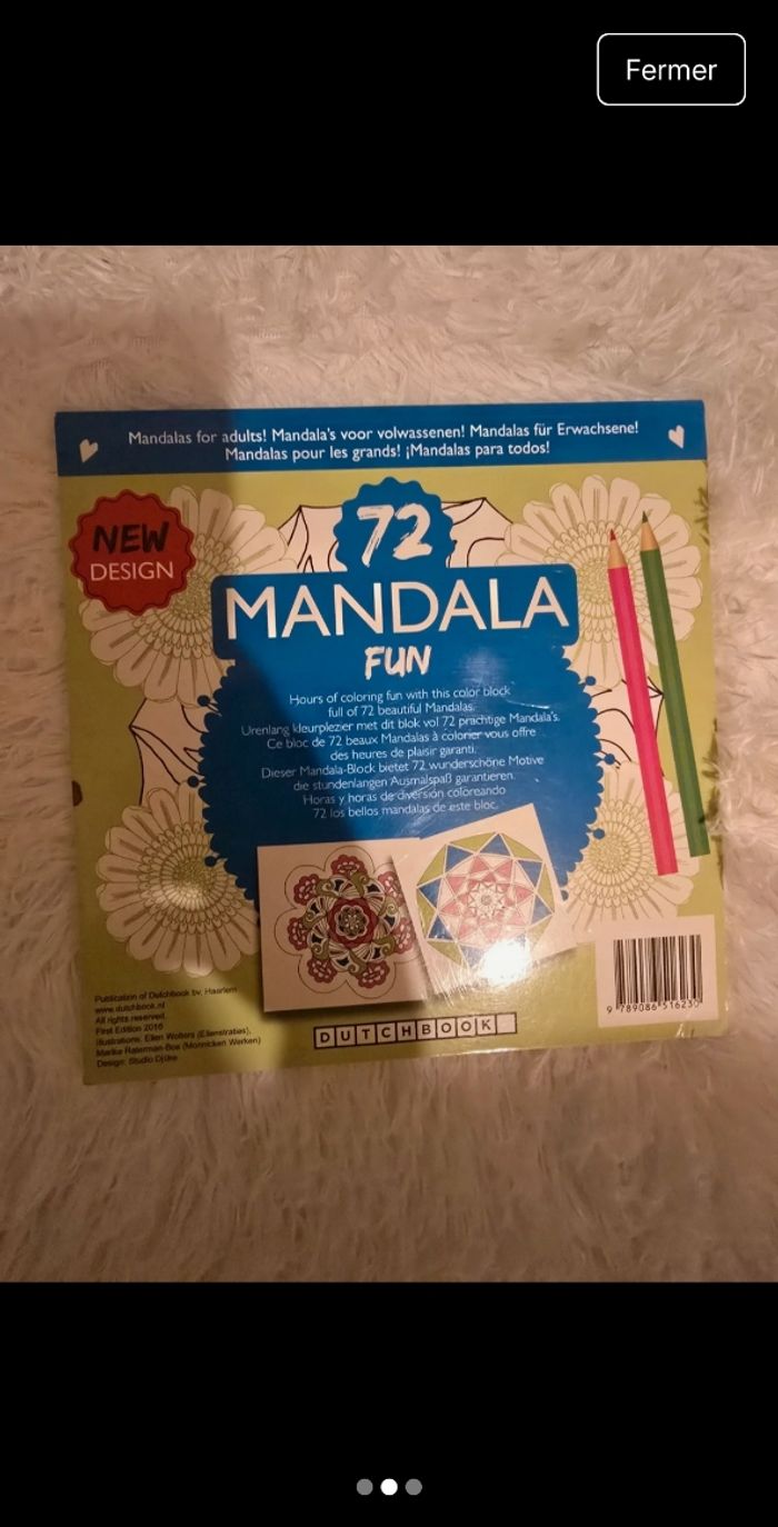 Livre de coloriage mandala - photo numéro 2