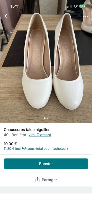 Talons blanc