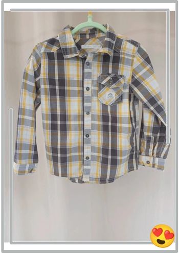 Chemise à carreaux Gémo 3ans