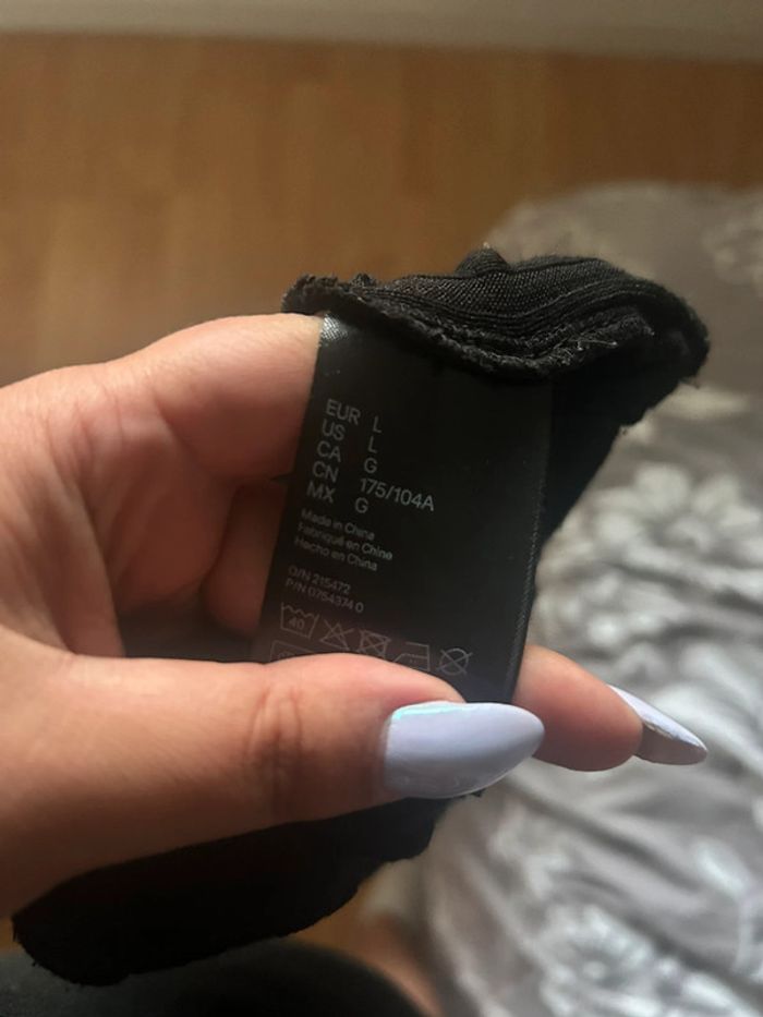 Débardeur noir h&m taille L - photo numéro 2