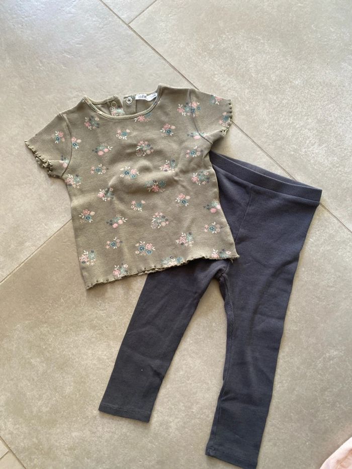Legging / t-shirt 24 mois