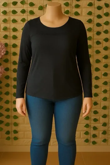 🌸T-shirt ML noir Promod Taille 40🌸