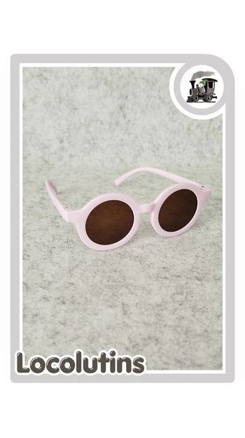 🚂 lunettes de soleil fantaisie violet clair