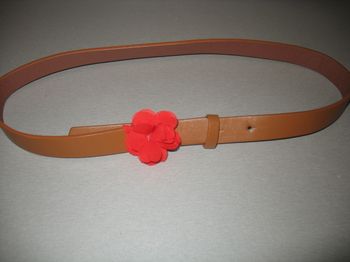  CEINTURE MARRON FILLE - 80 CM - n°01