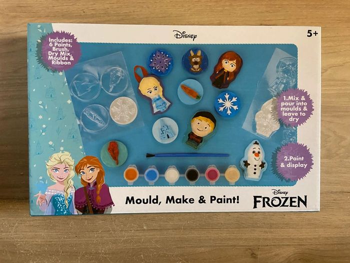 Kit créatif plâtre disney la reine des neiges