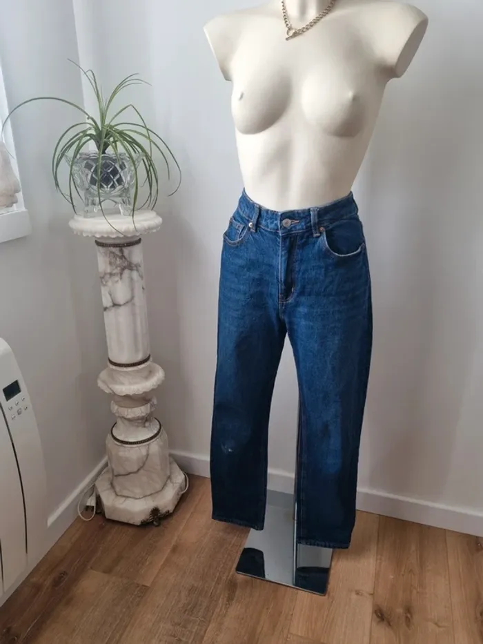 Jeans brut taille haute H&M - photo numéro 2