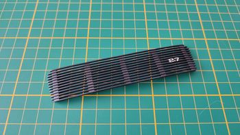 Calandre 93F pièce détachée Porsche 911 Carrera RS 2.7 1/8 1/8ème Altaya #B37