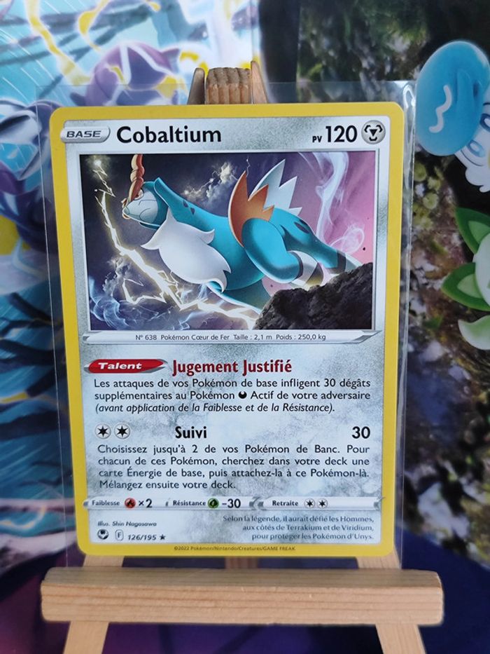 Cobaltium rare 126/195 tempête argentée