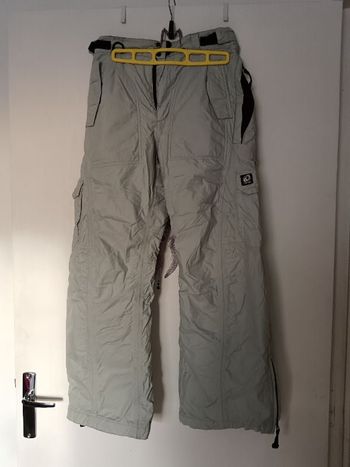 Pantalon de ski gris clair mixte