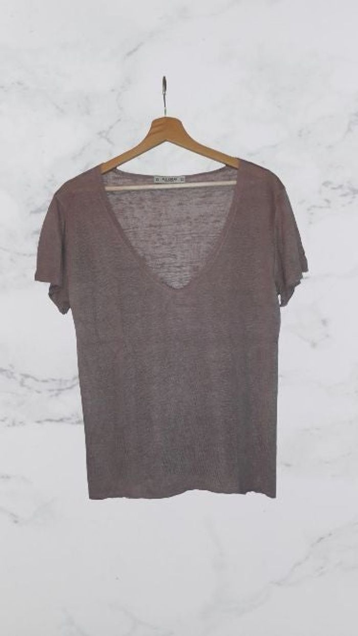 tshirt léger vieux rose