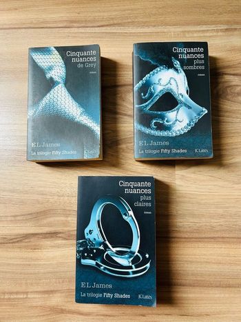 Saga de El James «50 nuances de Grey Tome 1-2-3» Éditions JC Lattès