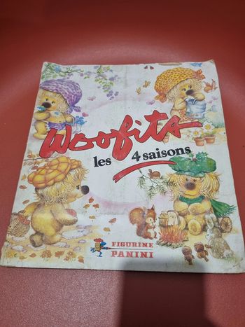 Panini des années 80 Woofits les 4 saisons incomplet et état moyen