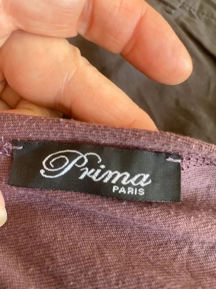 Haut croisé prune - photo numéro 4