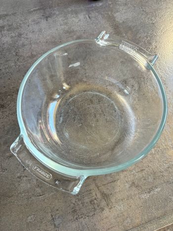 Petit bol en verre Pyrex