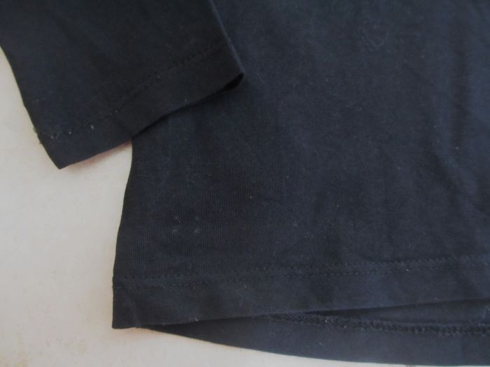 T-shirt noir uni manches longues Kiabi - 8 ans - photo numéro 3