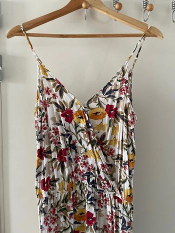 Robe longue à fleurs taille M