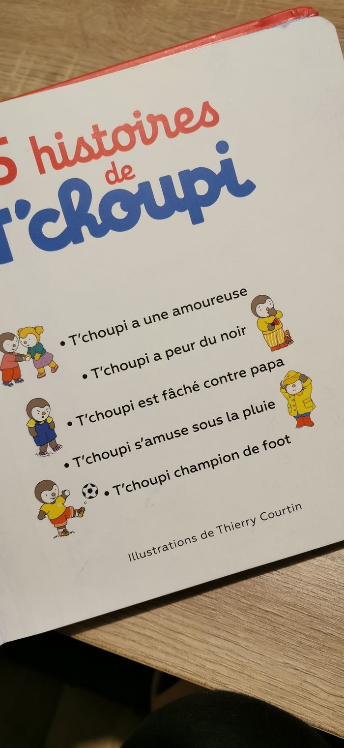 Livre tchoupi les émotions - photo numéro 2