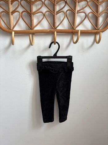 Pantalon velours noir 6 mois