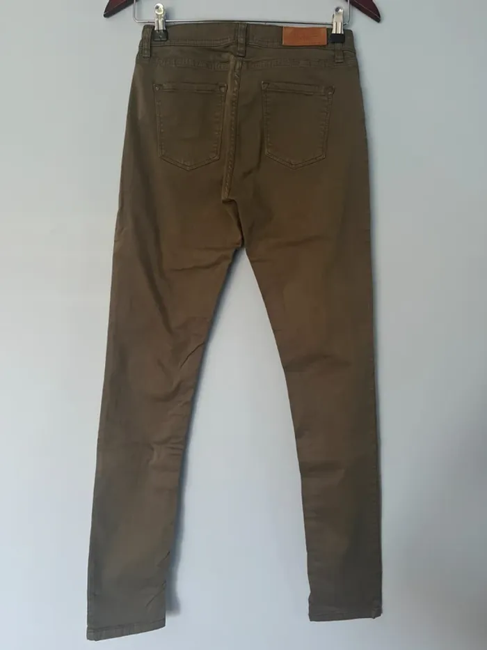 Pantalon kaki Karl Marc John modèle Ashram – T38, coupe chic & confort, coton stretch - photo numéro 6