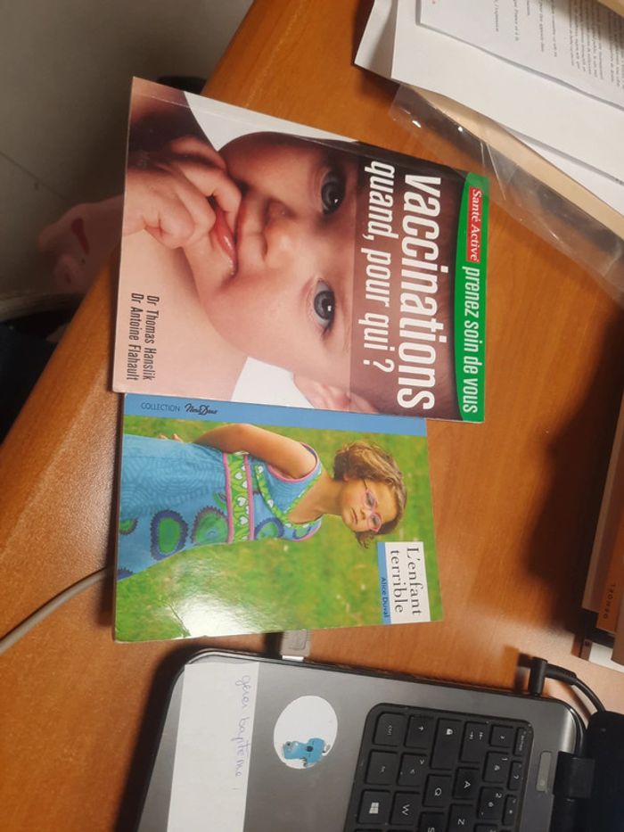 Lot 2 ivre enfant l'enfant terrible Alice duval