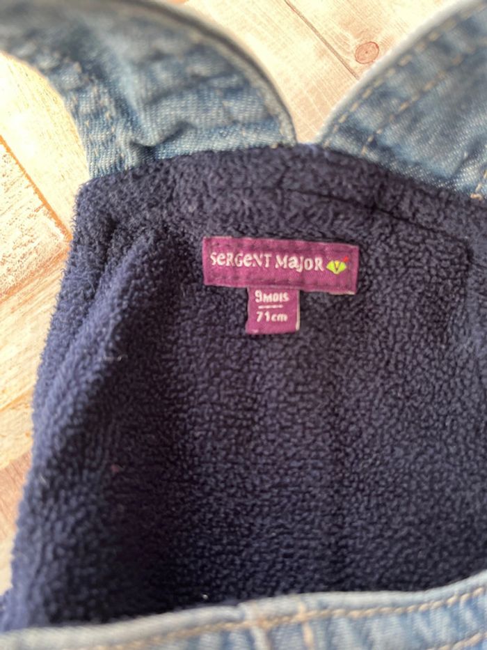 Salopette en jean garçon 9 mois - photo numéro 4