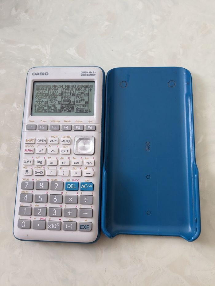 Calculatrice casio Graph 35+E 2, mode examen. - photo numéro 5