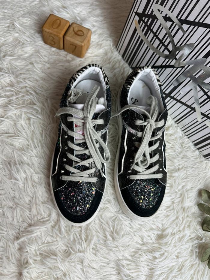 Paire de basket pailletées SMR23 taille 37 - photo numéro 3