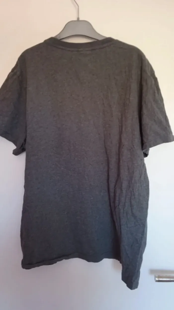 Adidas XL homme – Tee-shirt gris style NBA training - photo numéro 3
