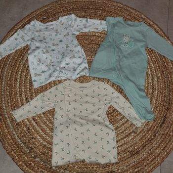 Lot de 3 pyjamas 6 mois