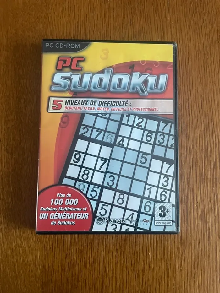 Jeu Pc sudoku