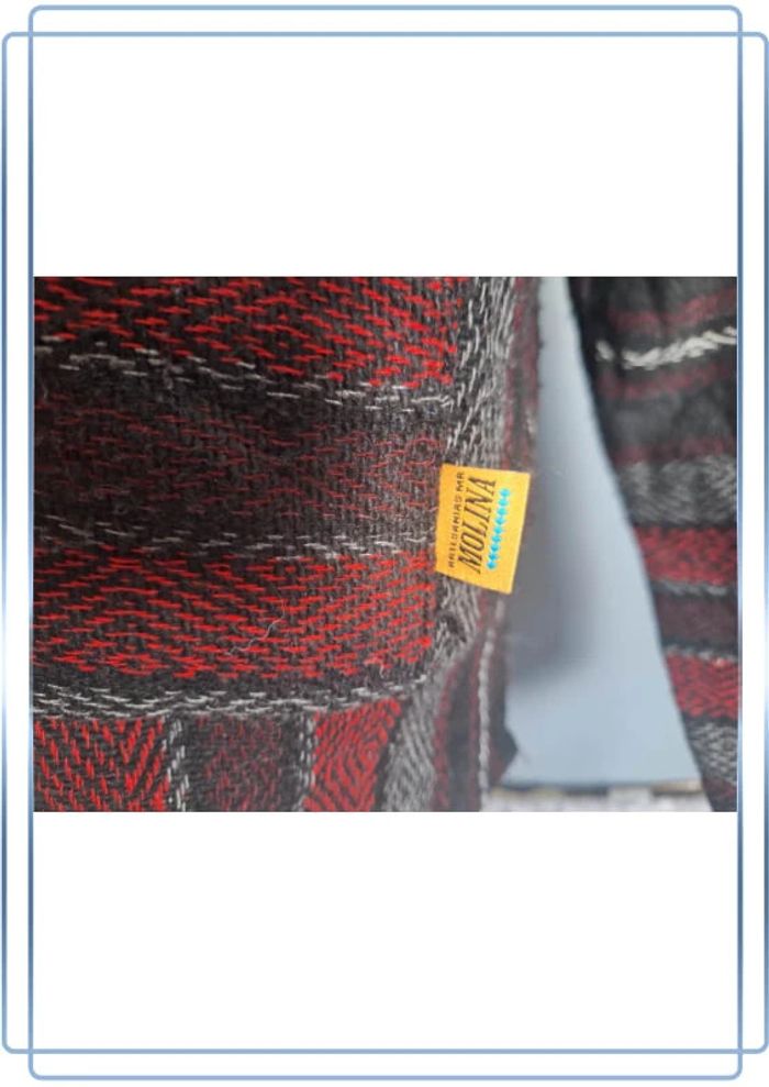 sweat a capuche / Hoodie/baja/poncho mexicain - taille M - homme - multicolore / fait main 251 - photo numéro 6