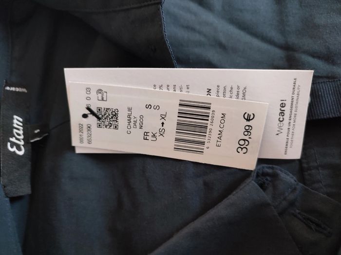 Chemise coton Etam modèle Charlie - photo numéro 2
