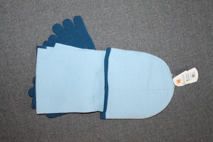 ensemble les minions bonnet gants écharpe bleu taille unique - photo numéro 2