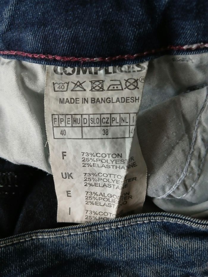 Jeans Slim Fit stretch bleu marine 40/L - Complices - photo numéro 4