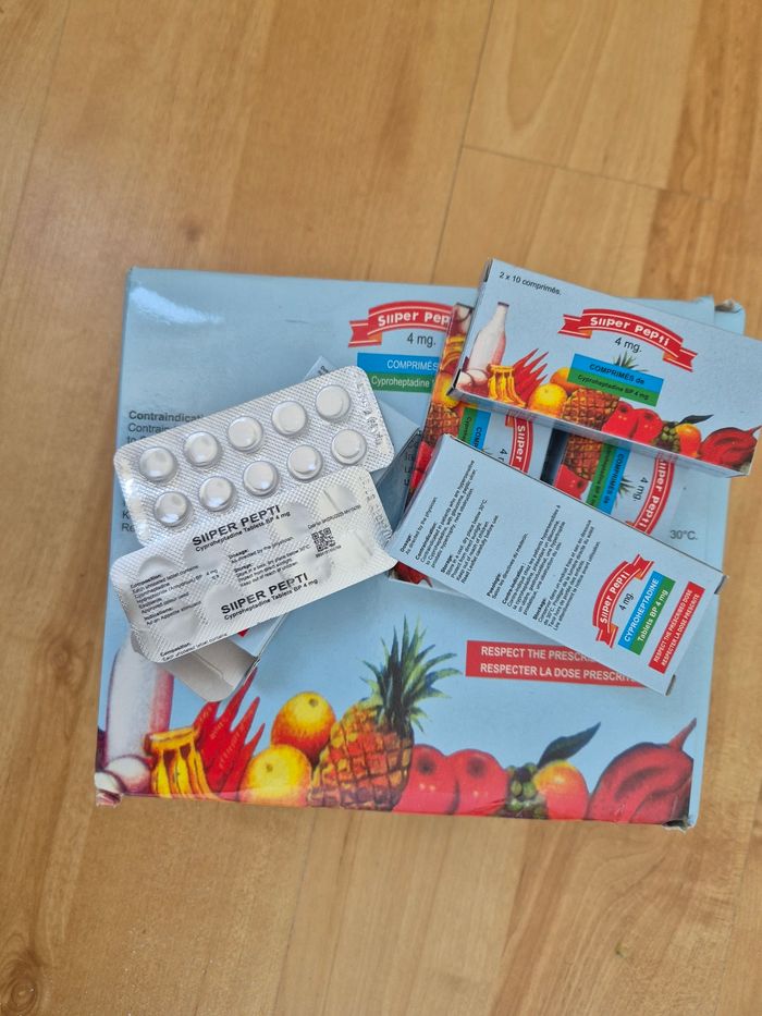 Super Pepti 4mg Cyproheptadine tablets prise de masse rapide - photo numéro 2