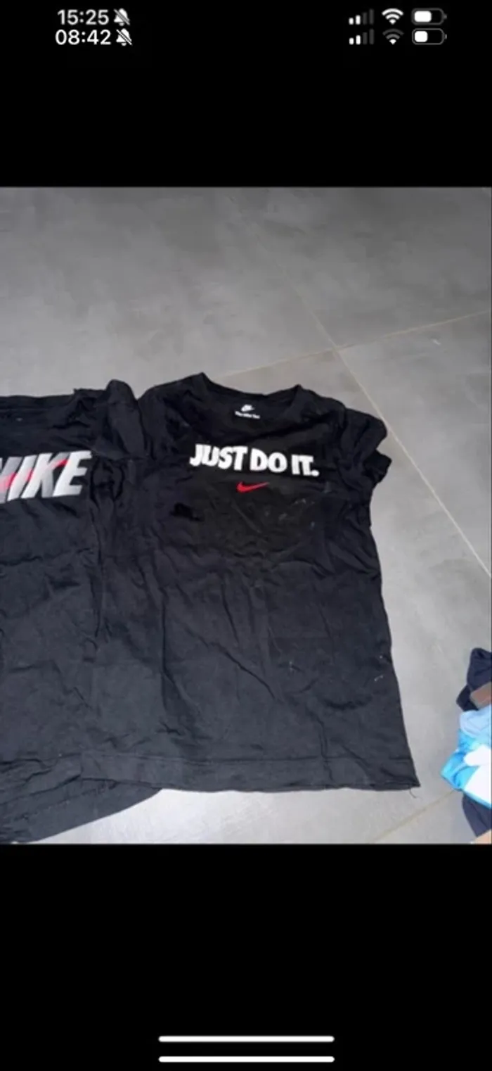 Lot de 2 tshirt garçons Nike 122-128 - photo numéro 3