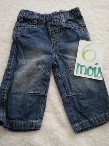 Jean garçon bleu 6 mois gemo