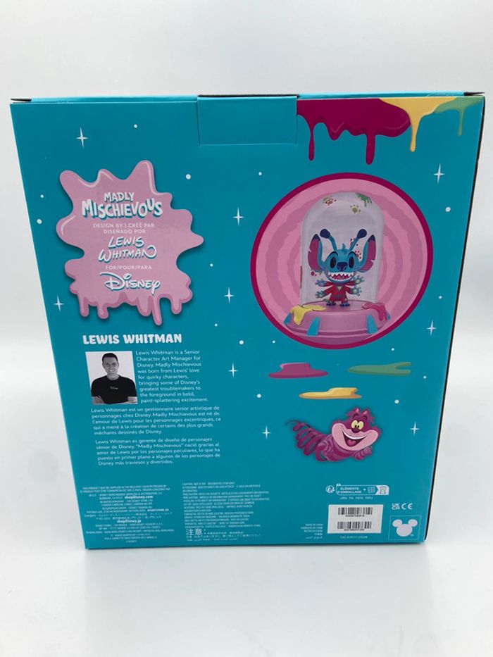 Figurine Disney Stitch Madly Mischievous par Lewis Whitman / Lumineuse / Dôme en verre - photo numéro 11