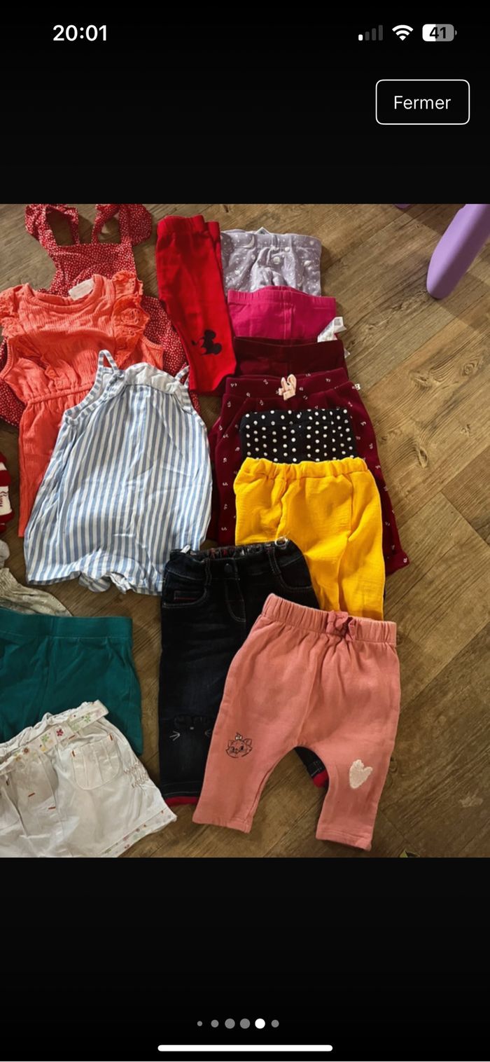 Lot de vêtements bébé filles 6 mois - photo numéro 8