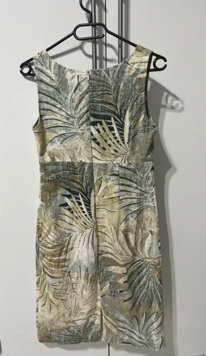 Robe élégante en lin cintrée Un Deux Trois - photo numéro 2