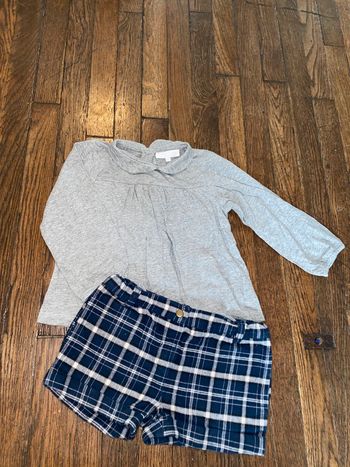 T-shirt cadet rousselle et short monoprix  3 ans