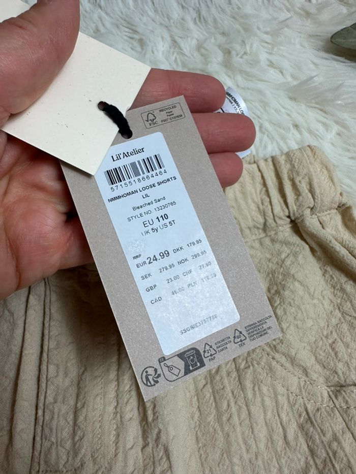 Short beige taille 4-5 ans Lil Atelier - photo numéro 5