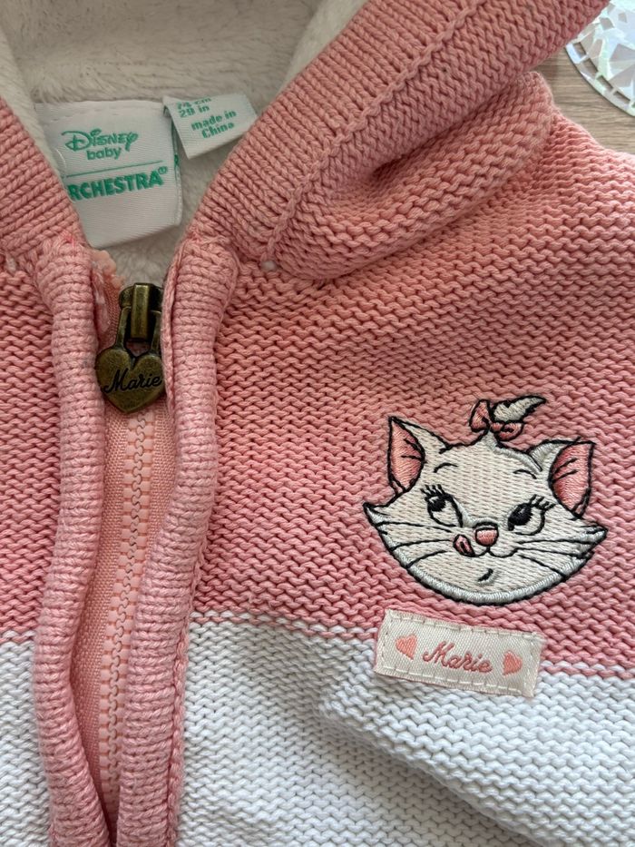 Gilet bébé fille à capuche - photo numéro 3