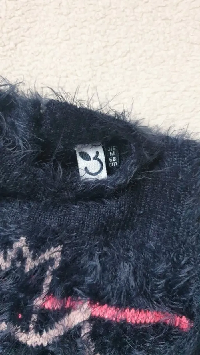Robe pull manche longues chat 😸 6M - photo numéro 2