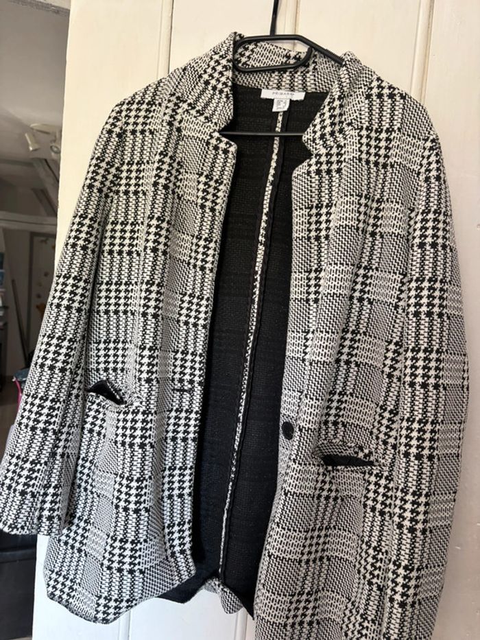Blazer femme noir et blanc taille 40