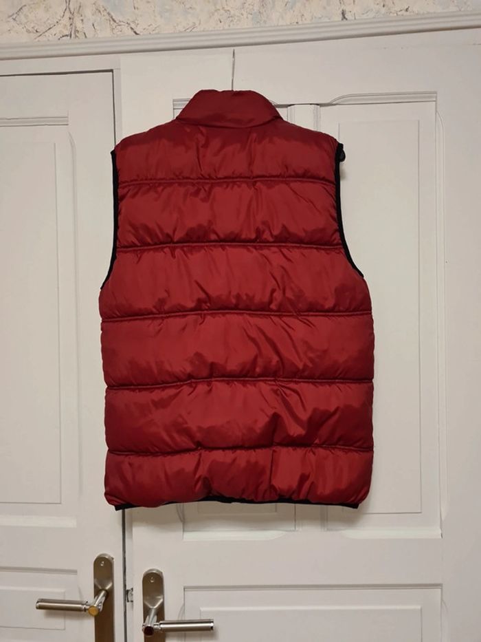 Doudoune Sans manches Bordeaux - photo numéro 2