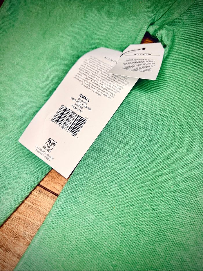 T-Shirt à manche longue Obey - Heavy Sound Dog - Taille S Neuf - photo numéro 5