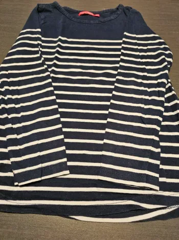 Maillot marinière fille 8 ans Tissaia basics