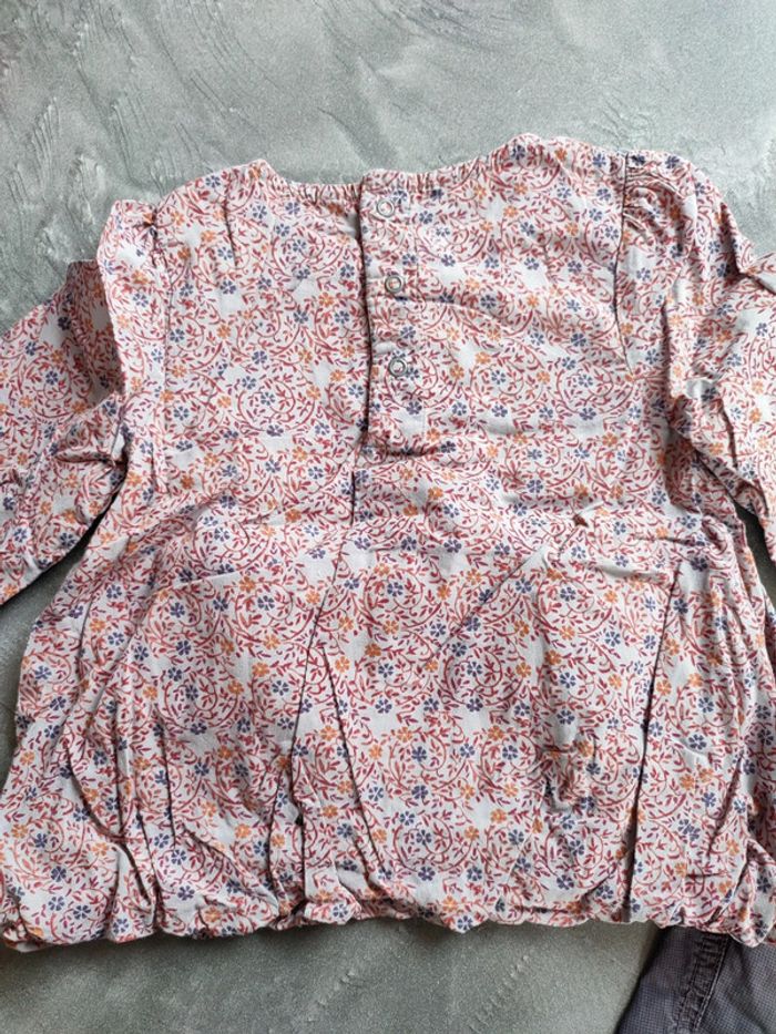 Ensemble fille blouse et pantalon 2 ans - photo numéro 3